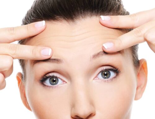 Zmarszczki mimiczne na twarzy